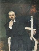 Eilif Peterssen Portrett av Arne Garborg oil painting